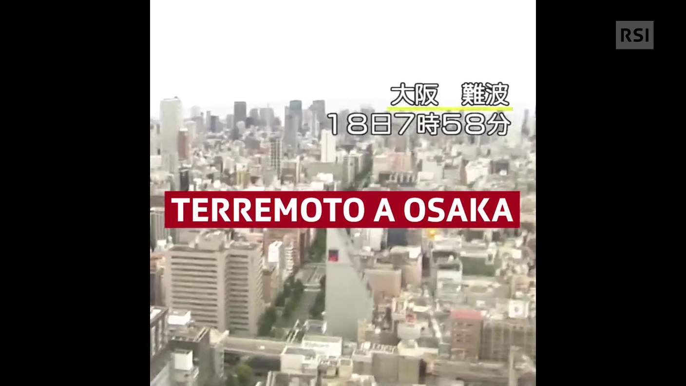 Terremoto a Osaka