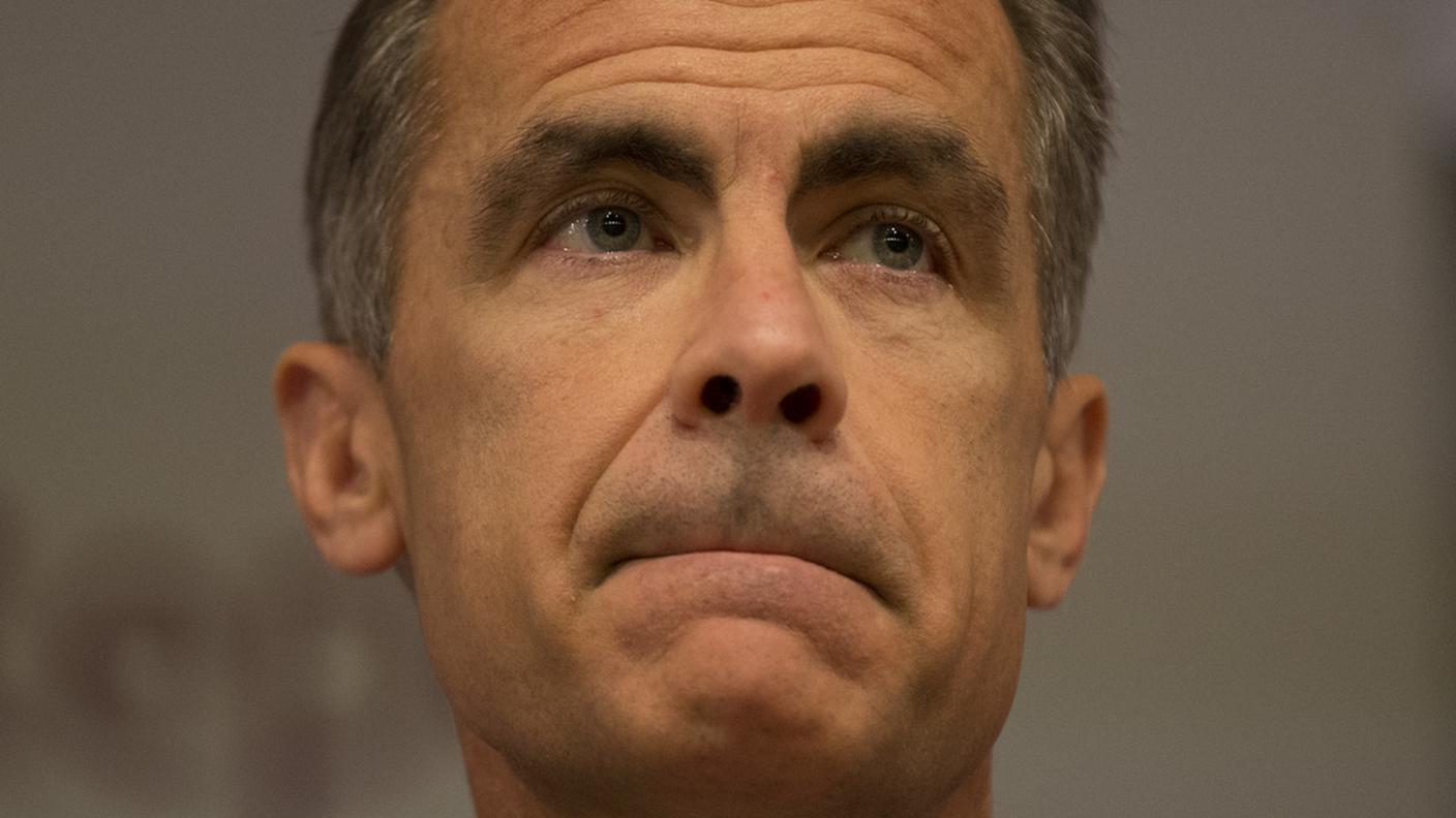 Il governatore della Bank of England Mark Carney