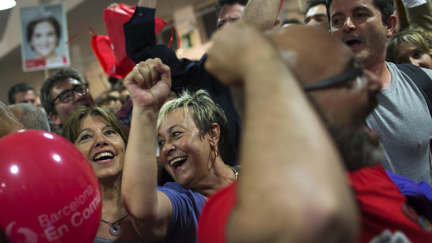 Supporters in delirio