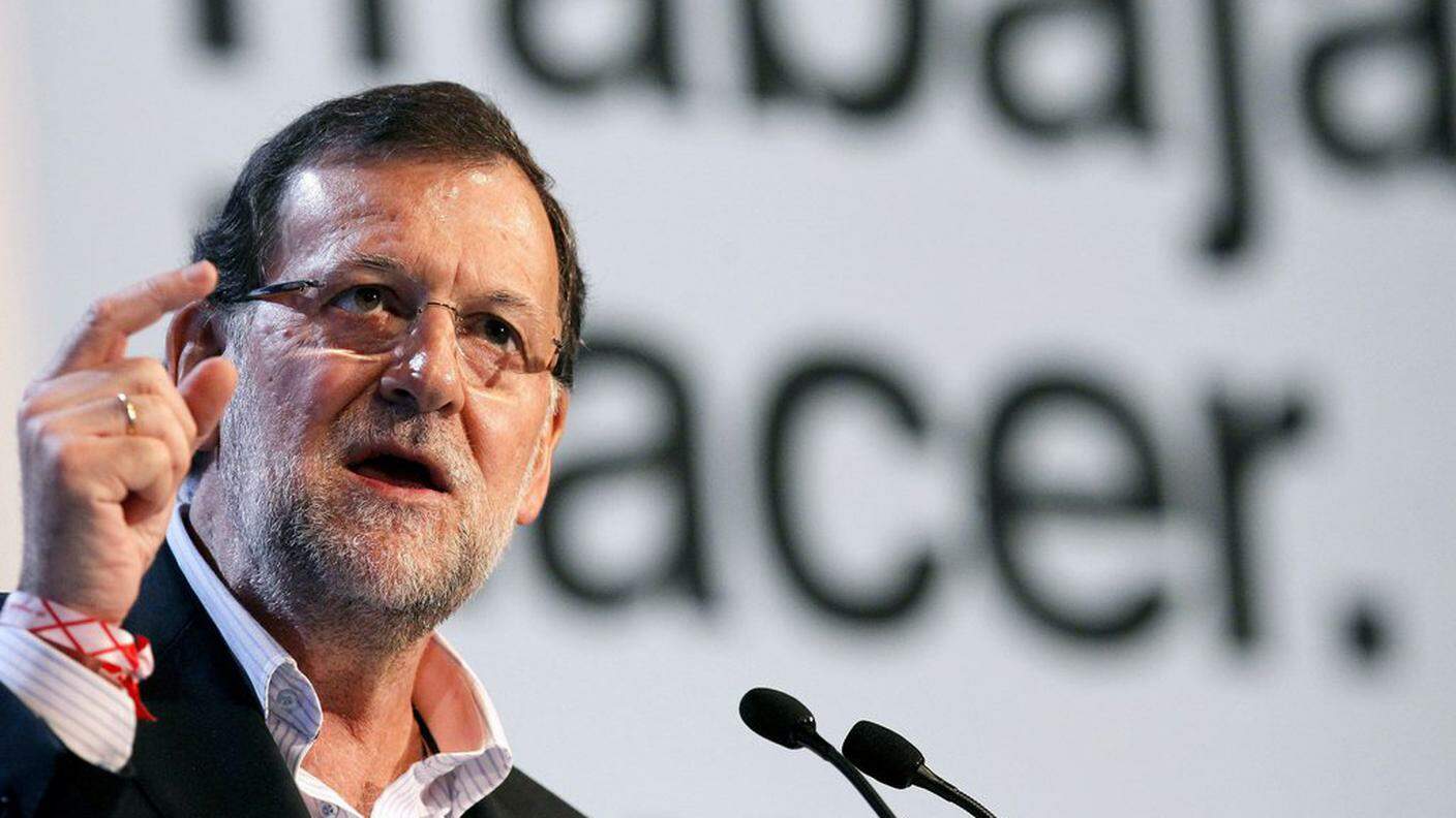 Mariano Rajoy, primo ministro spagnolo e leader del Partido Popular 