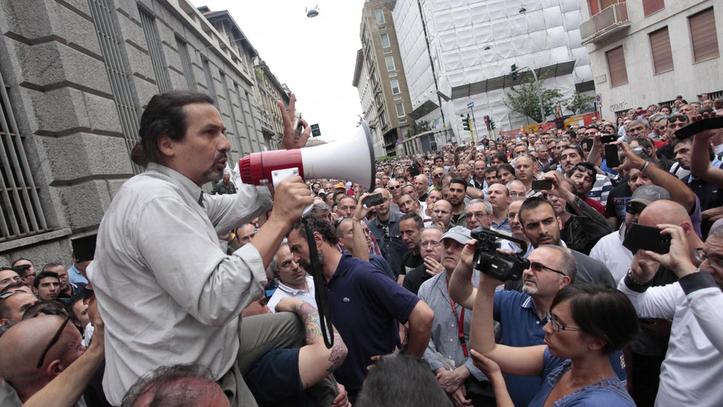 I tassisti italiani sono scesi in piazza più volte contro l'azienda americana 