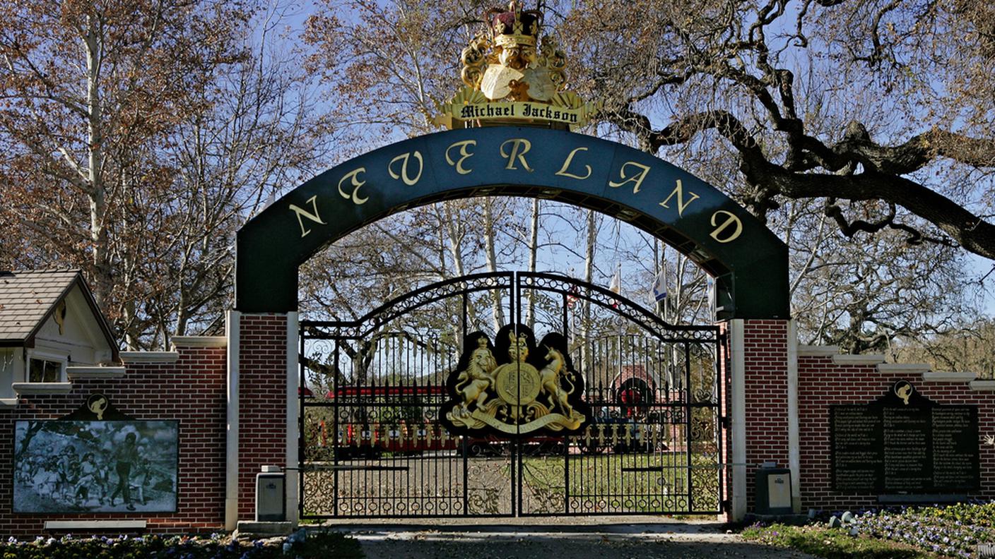 L'entrata del ranch ai tempi di Michael Jackson