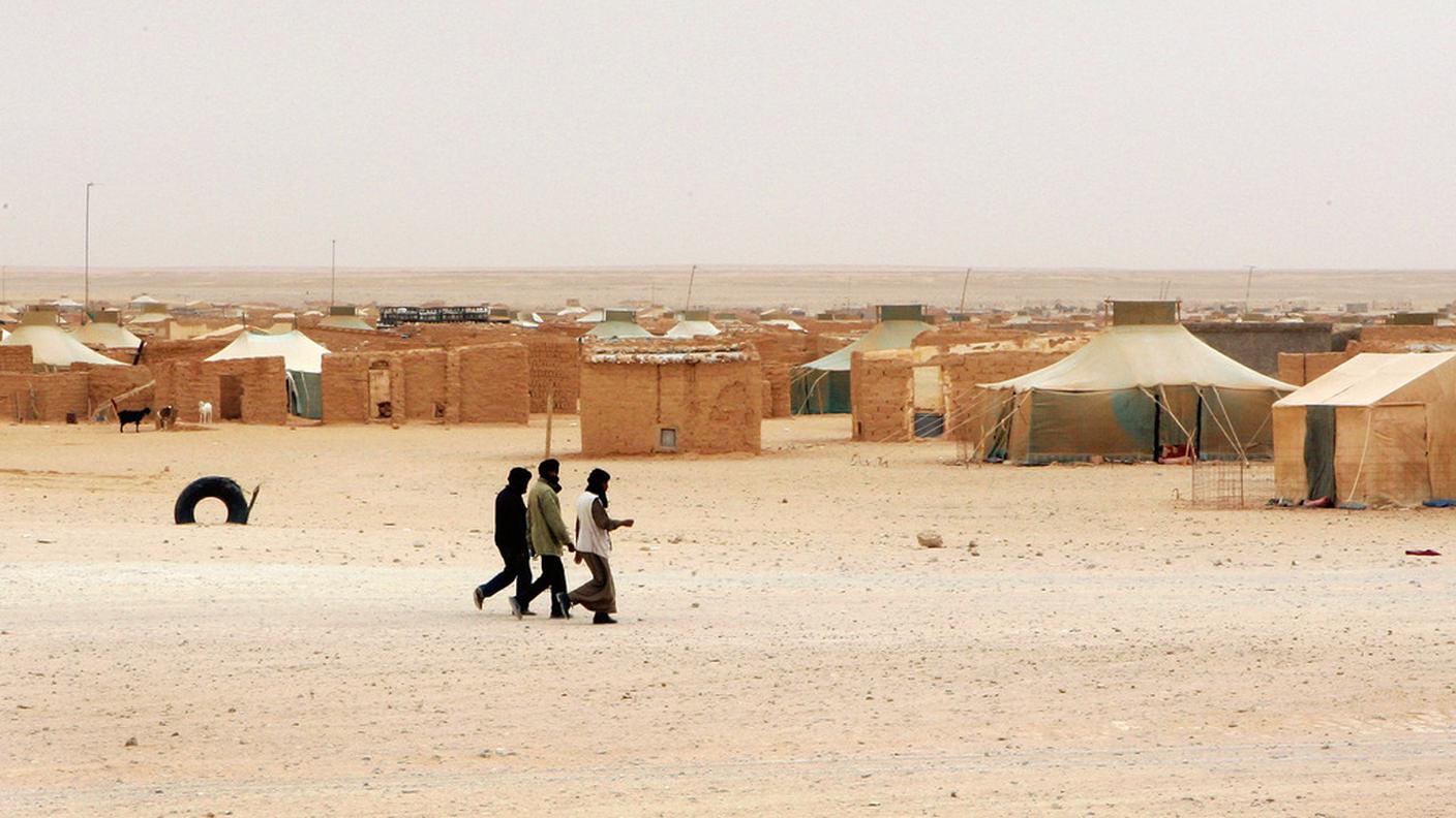 La zona di confine tra Marocco e Algeria nel Sahara