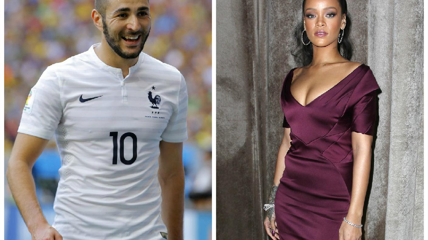 Karim Benzema e Rihanna 