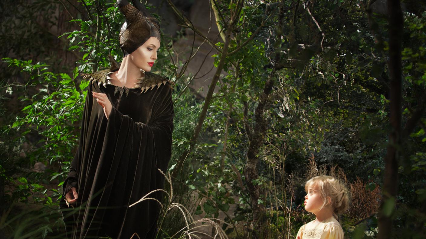 Sul set del film Maleficient (2014)