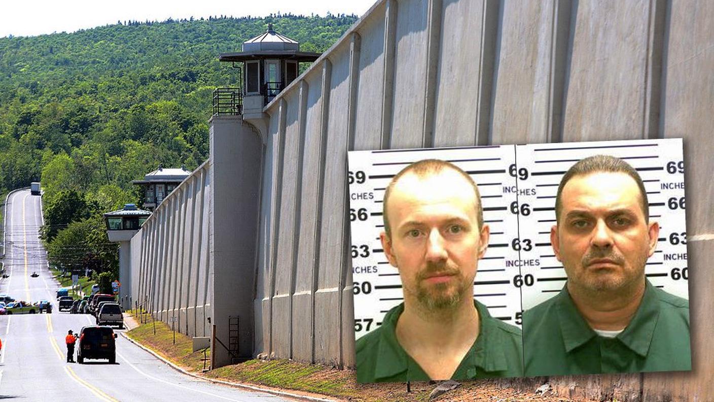 Il carcere e gli evasori David Sweat (34) e Richard Matt (48 anni) 