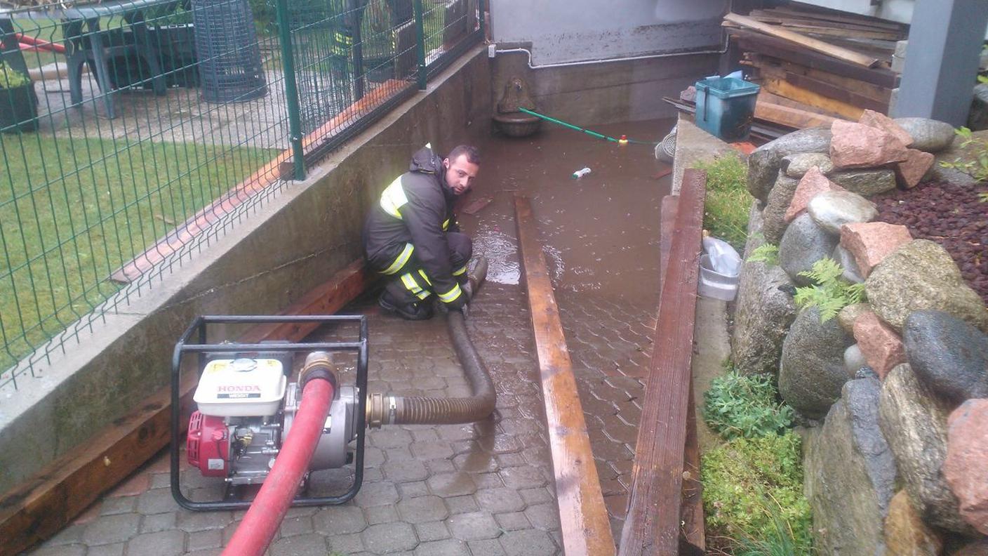 Vigili del fuoco nel Varesotto