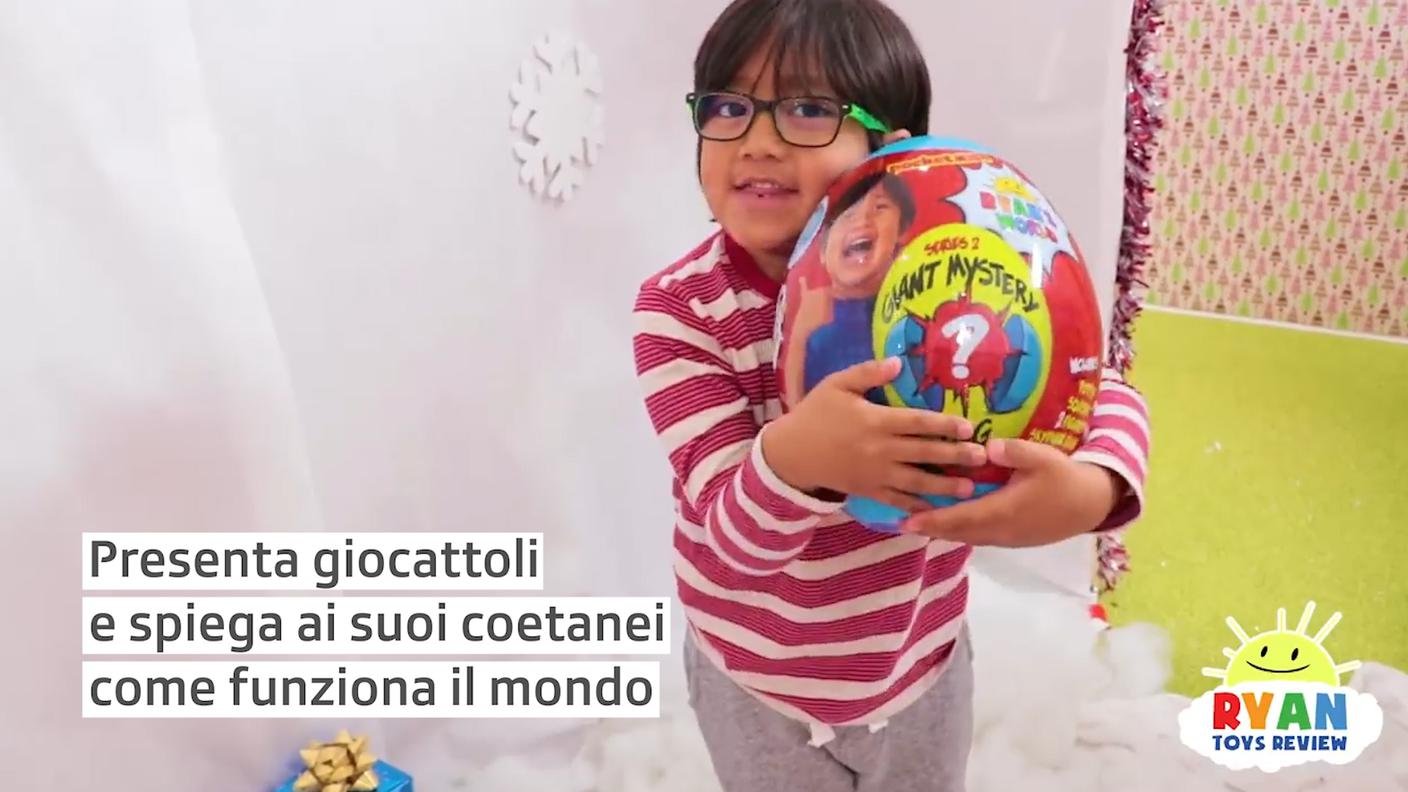 Un baby youtuber da 22'000'000 di dollari