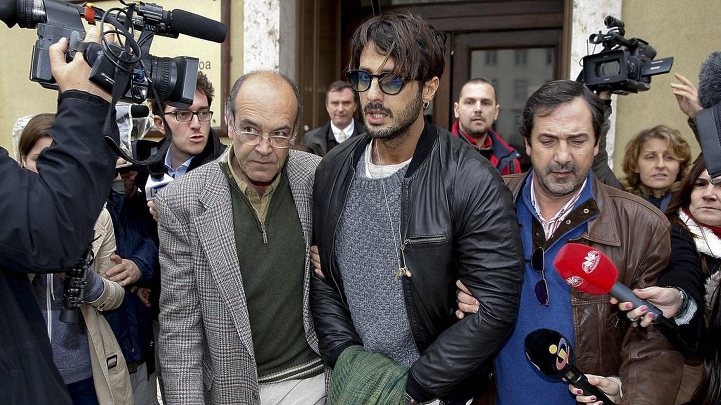 Il momento del fermo dopo la fuga in Portogallo