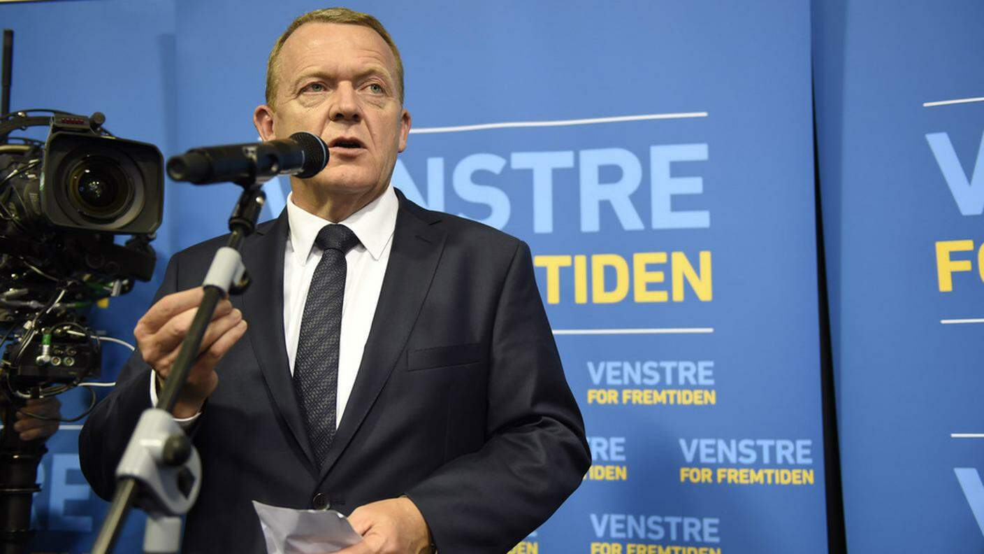 Il leader della coalizione di destra Lars Rasmussen