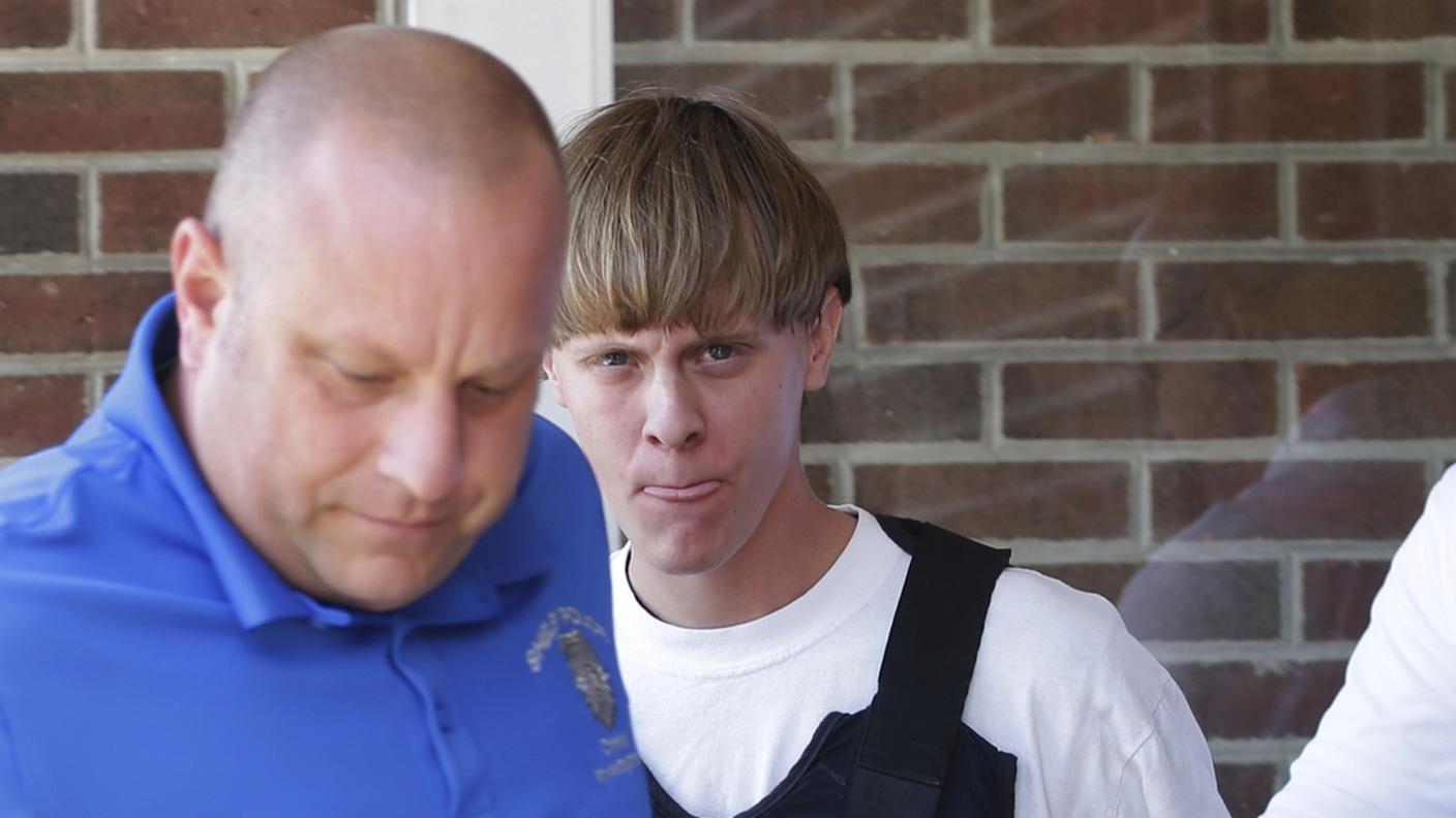 Dylann Roof dopo l'arresto 