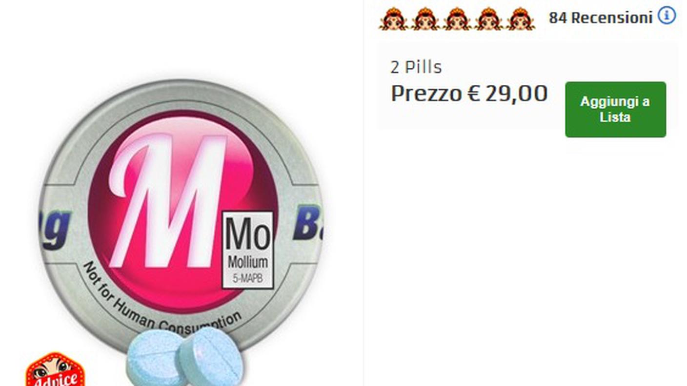 5-MAPM: un derivato anfetaminico venduto online con la dicitura "non per consumo umano". Sul sito dove viene venduta questa NPS ha ricevuto 84 recensioni.