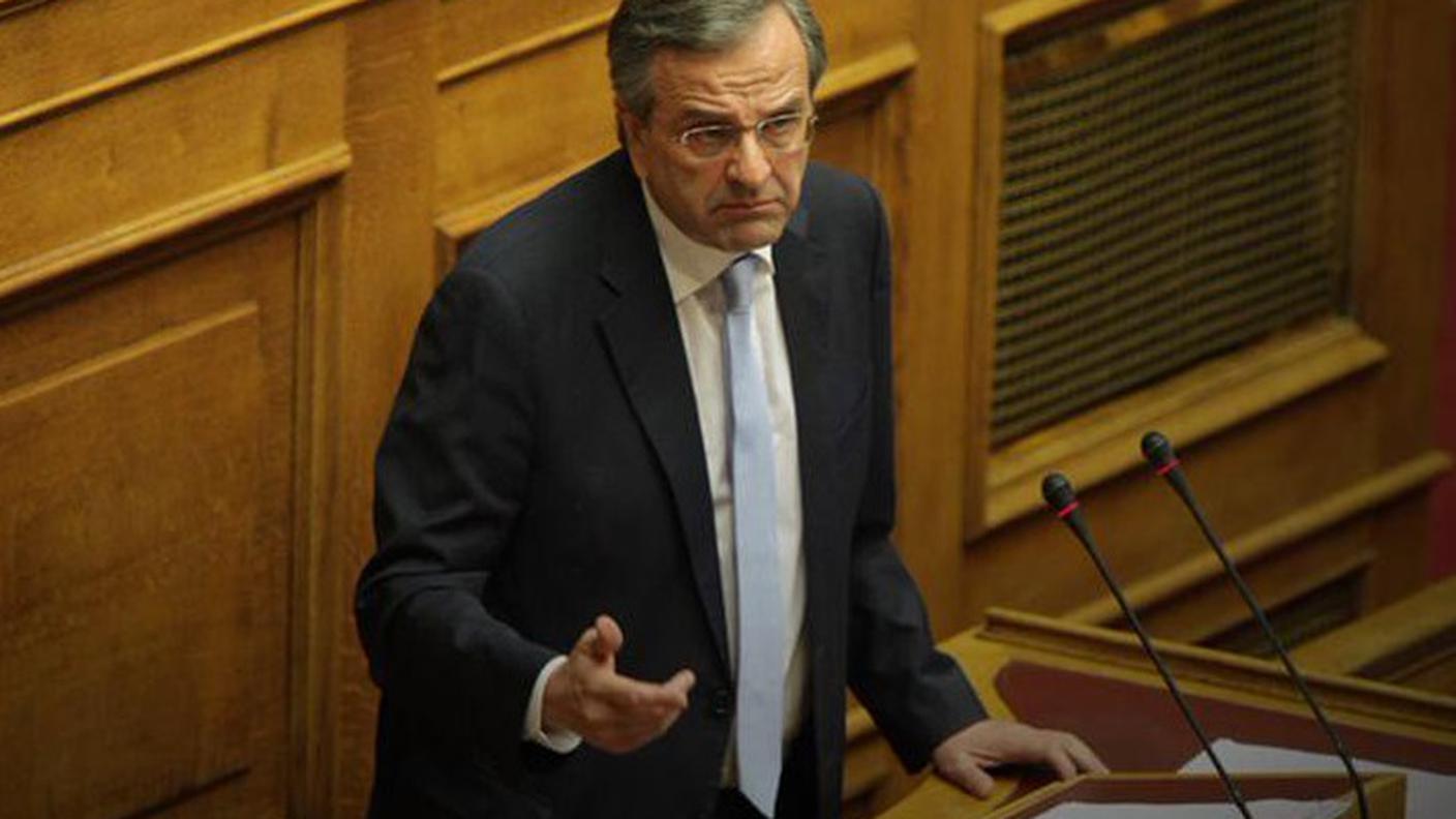 Samaras in Parlamento