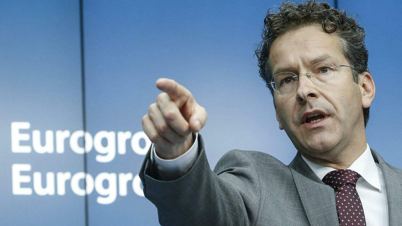 Il presidente dell'Eurogruppo, Jeroen Dijsselbloem