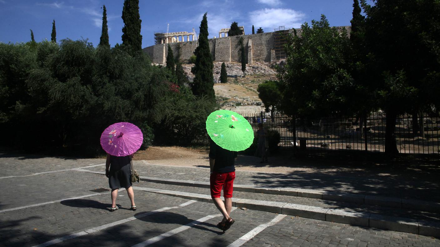 Meno turisti in Grecia