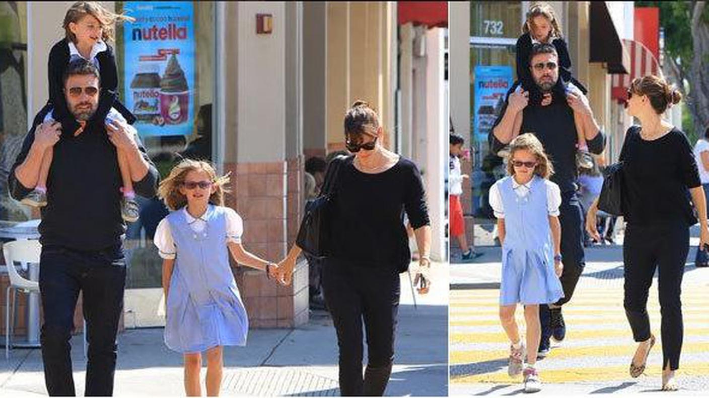 Due dei tre figli della coppia