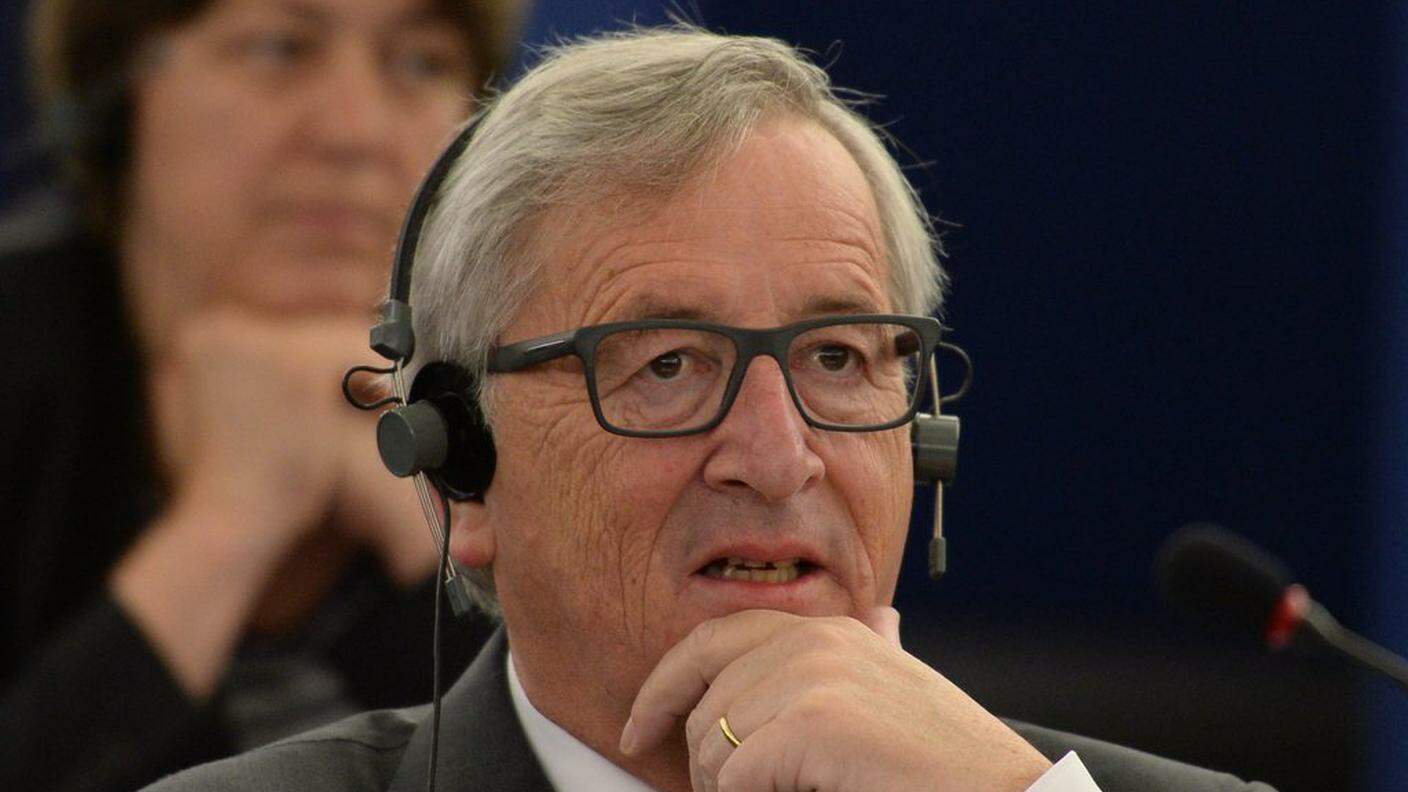 Jean-Claude Juncker alla plenaria del Parlamento europea a Strasburgo