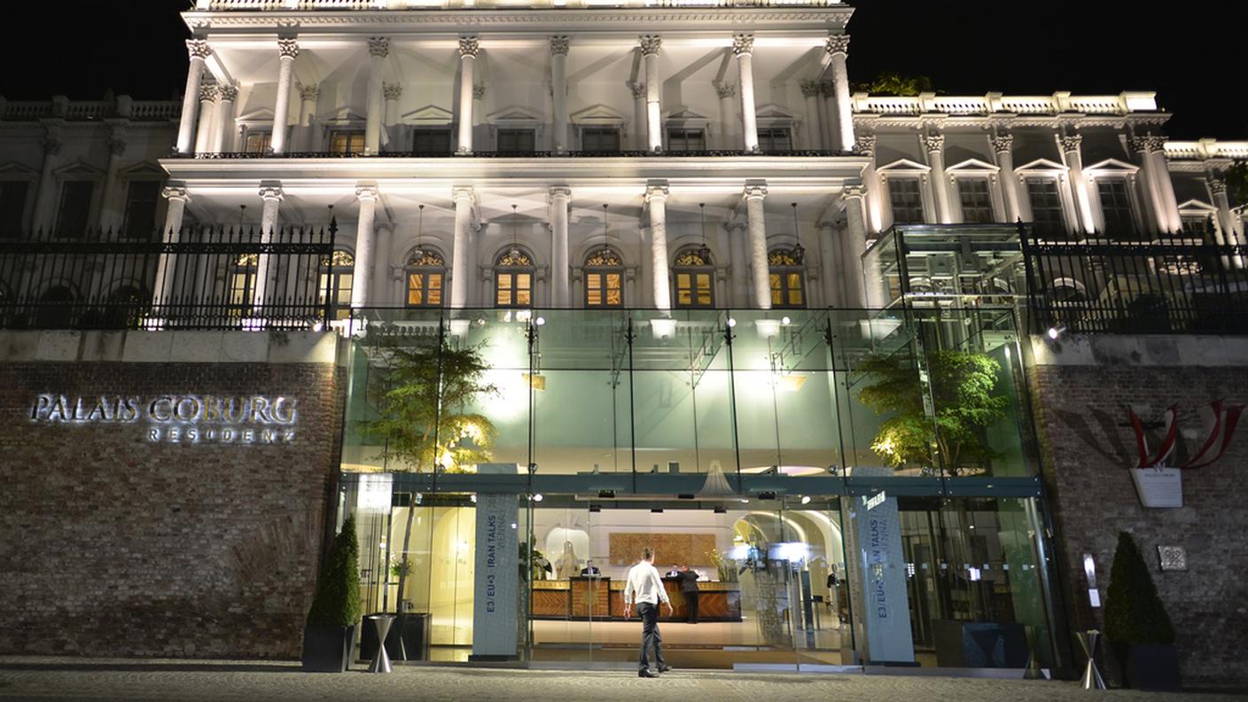 Il Palais Coburg di Vienna, dove alloggiano i negoziatori
