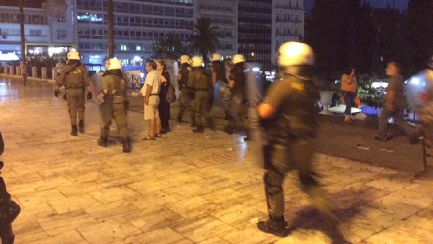 I poliziotti in azione