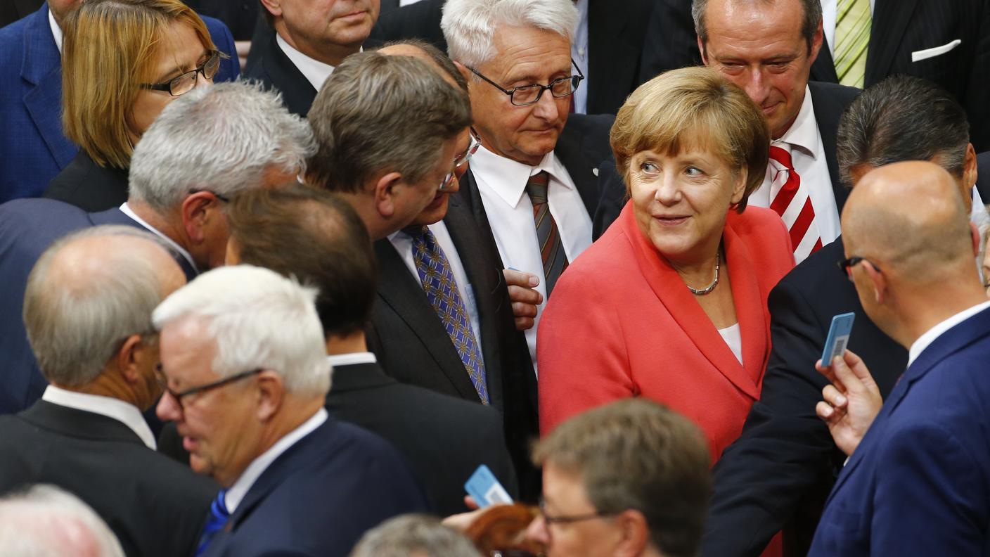 La cancelliera tedesca Angela Merkel
