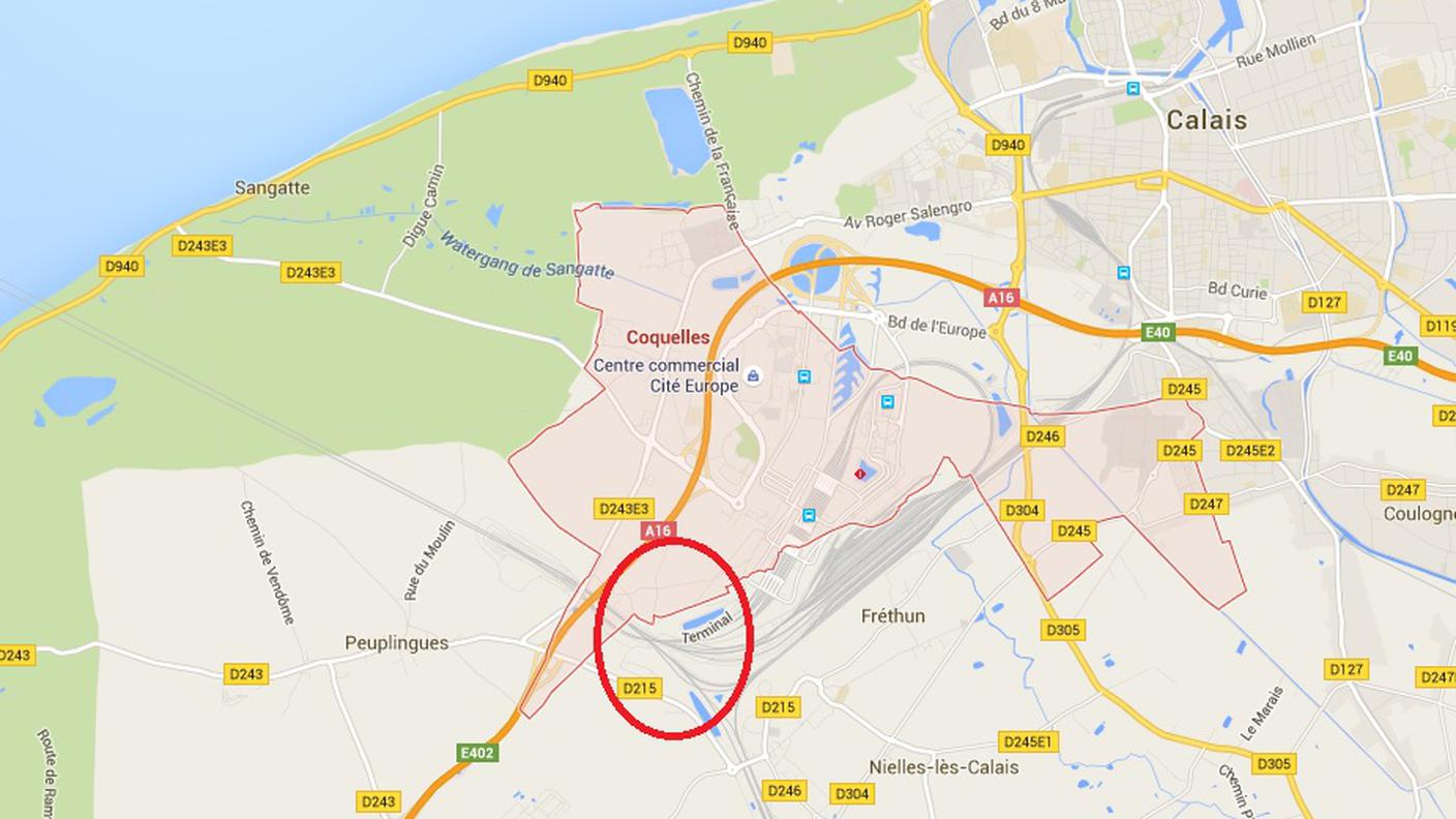 Il terminal a Coquelles