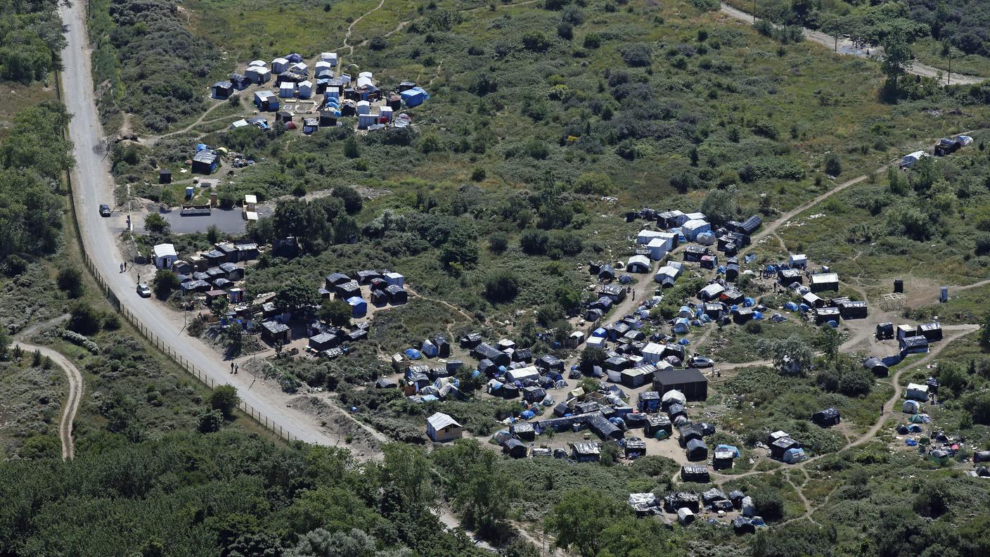 Circa 3'000 migranti vivono in un accampamento della zona