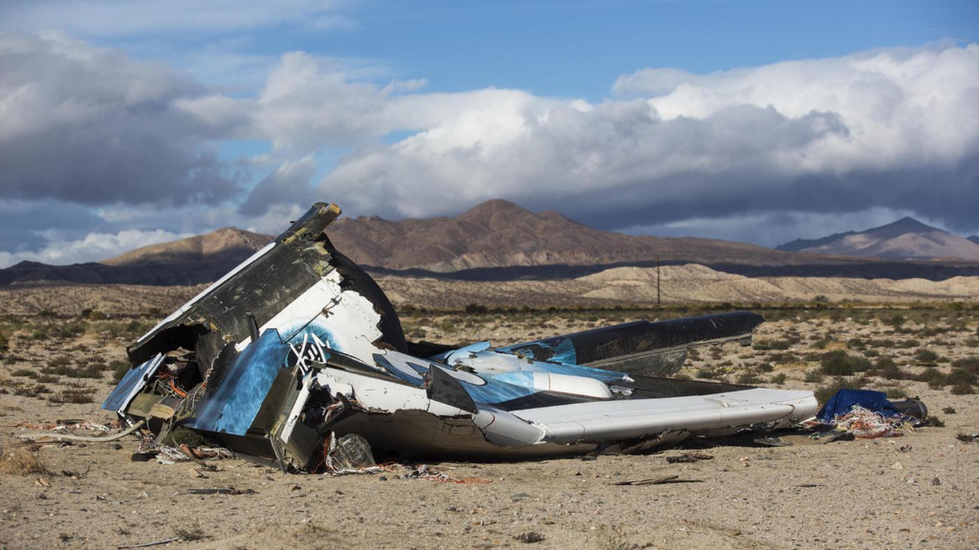 La SpaceShipTwo era andata in pezzi