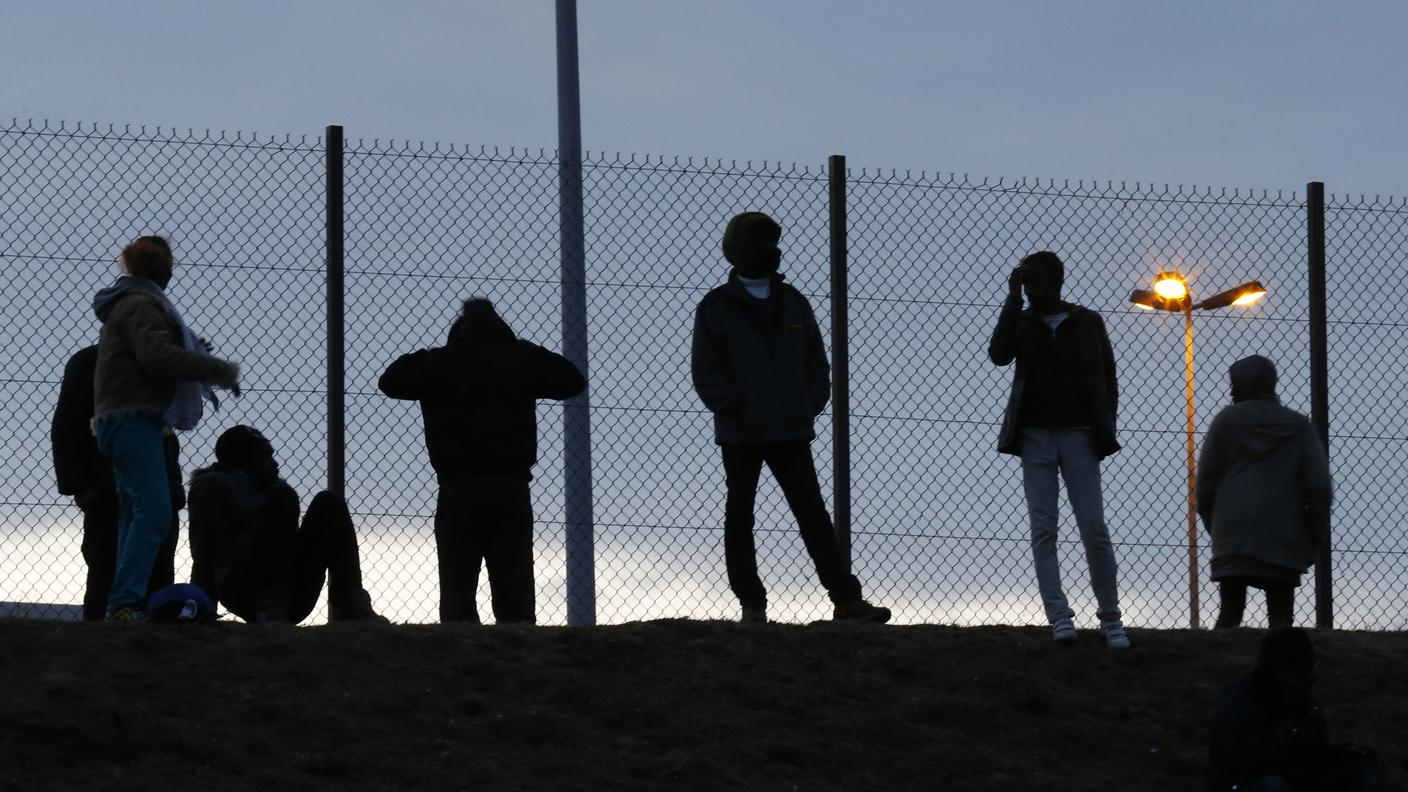 Un'immagine scattata a Frethun, nei pressi di Calais