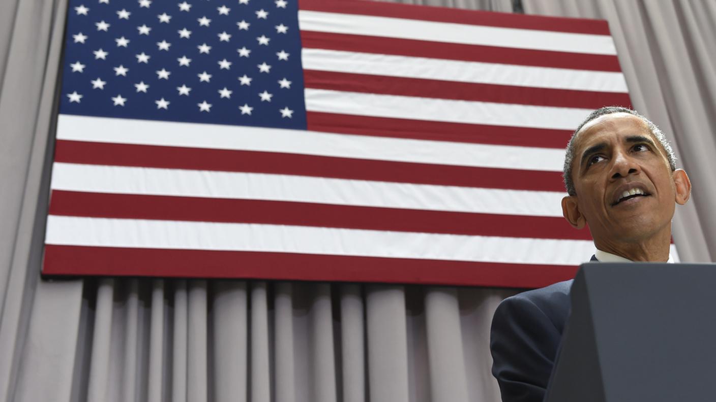 Obama durante il suo discorso