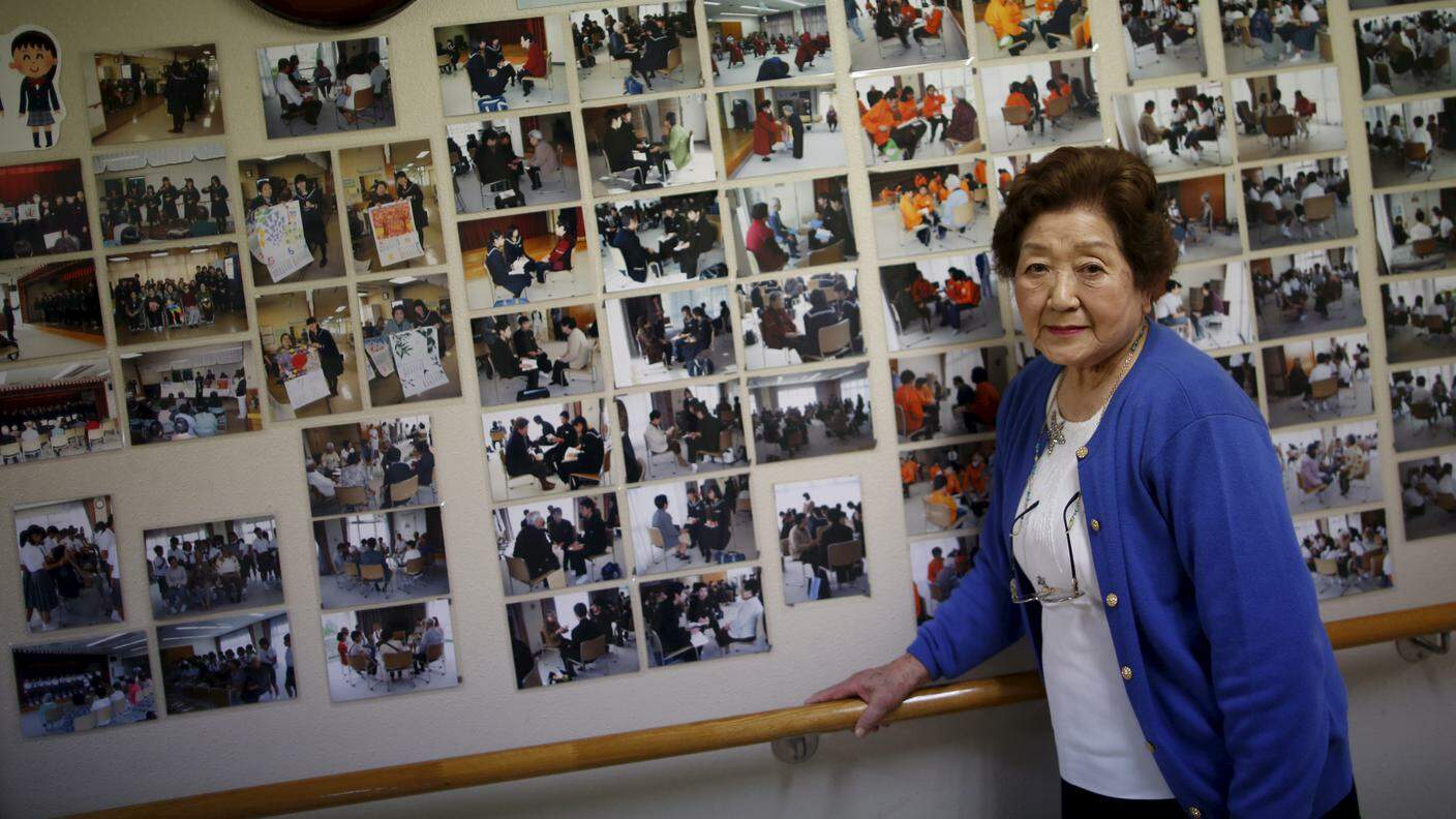 Makiko Kato, 85 anni, sopravvissuta