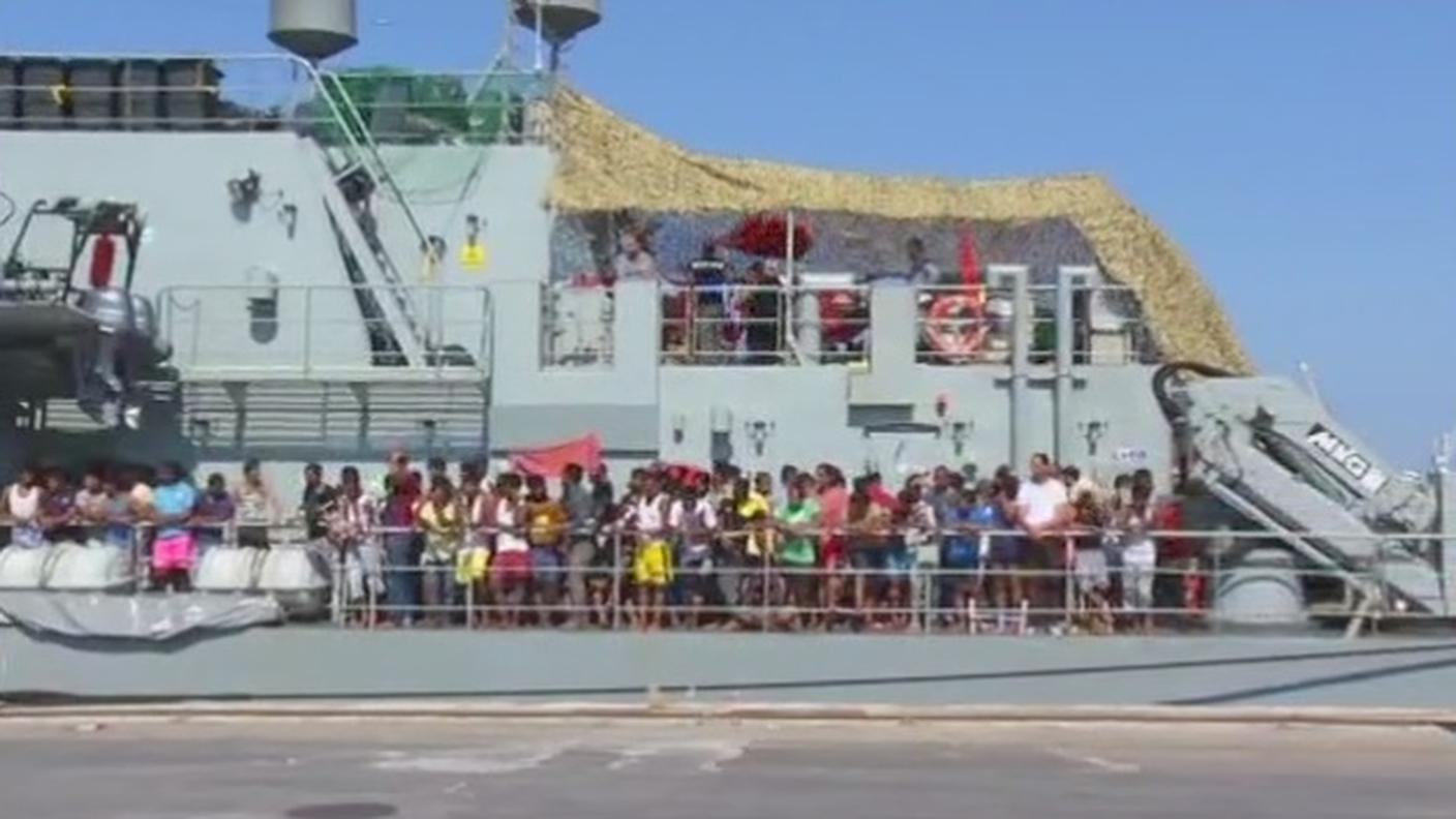 I sopravvissuti in attesa dello sbarco