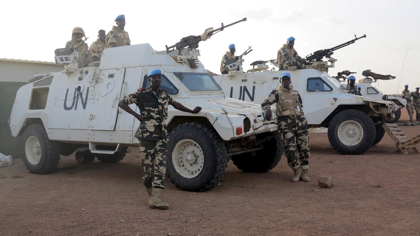 Gli uomini della missione ONU