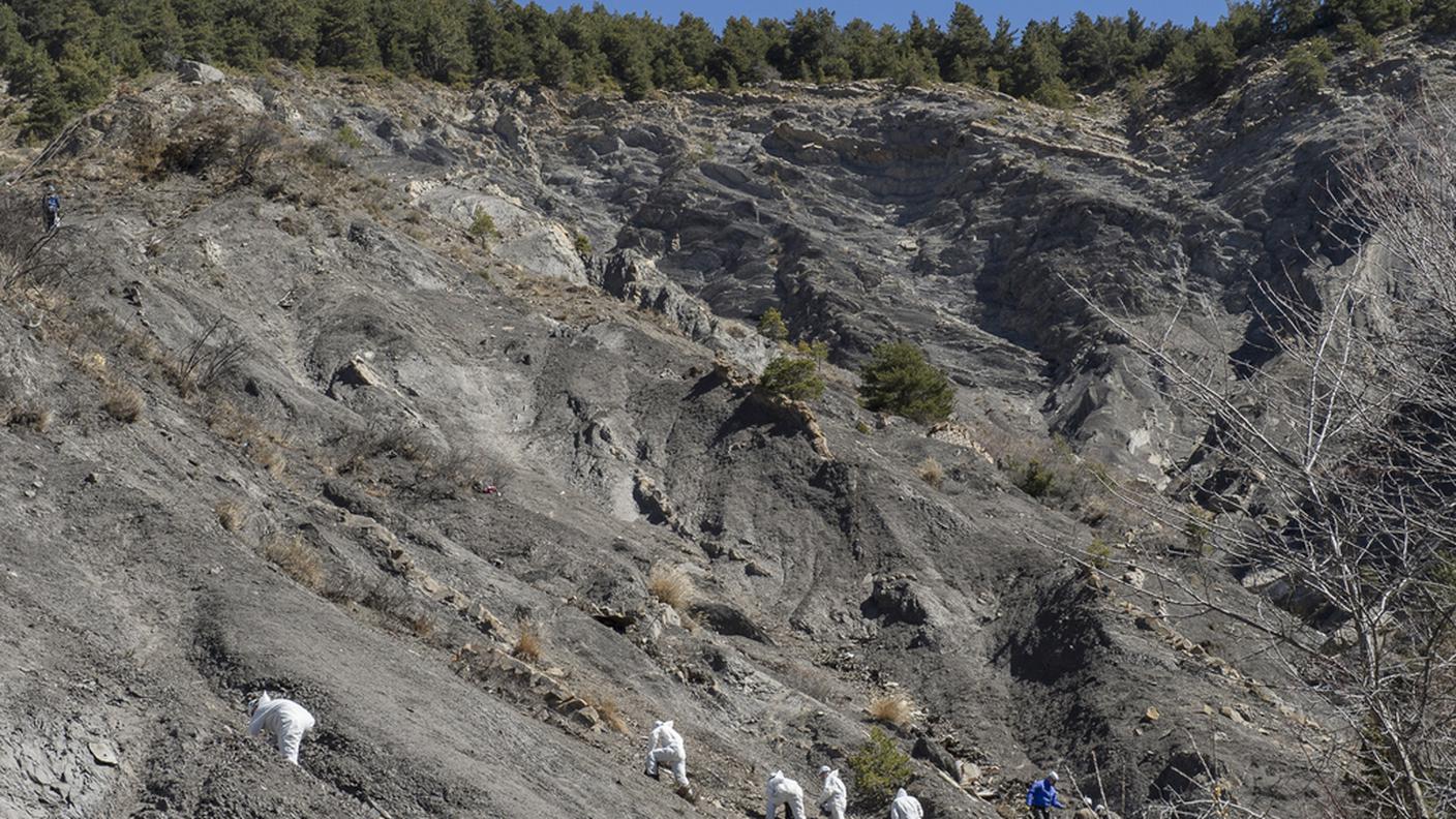 La zona del crash del volo Germanwings