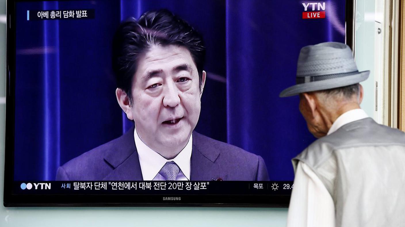 Il primo ministro giapponese Shinzo Abe