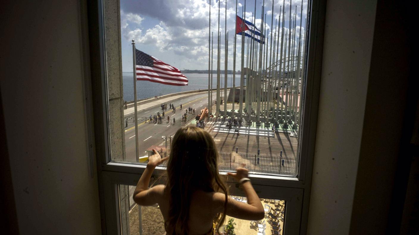 La bandiera a stelle e strisce sventola di nuovo a Cuba