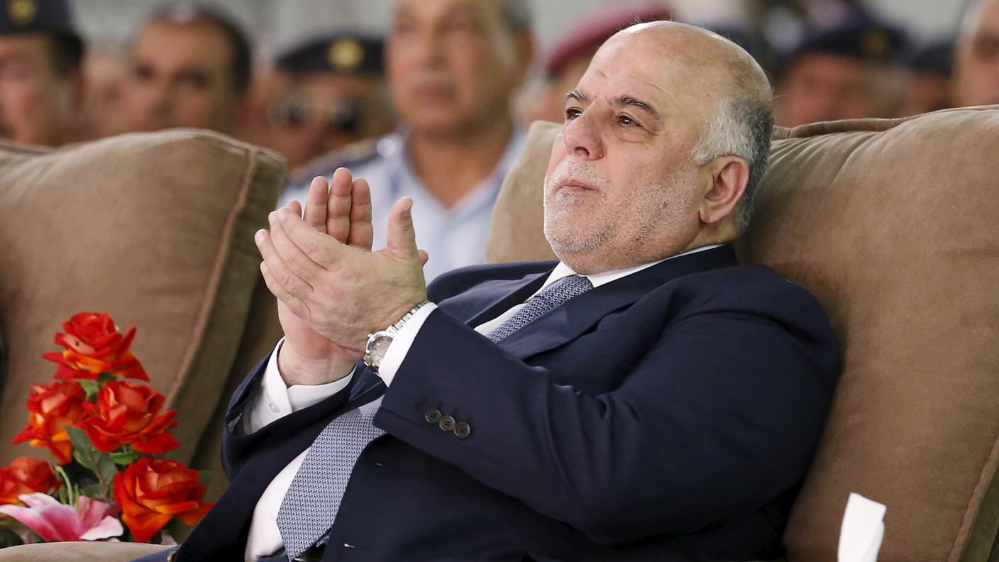 Il primo ministro iracheno Haider al-Abadi