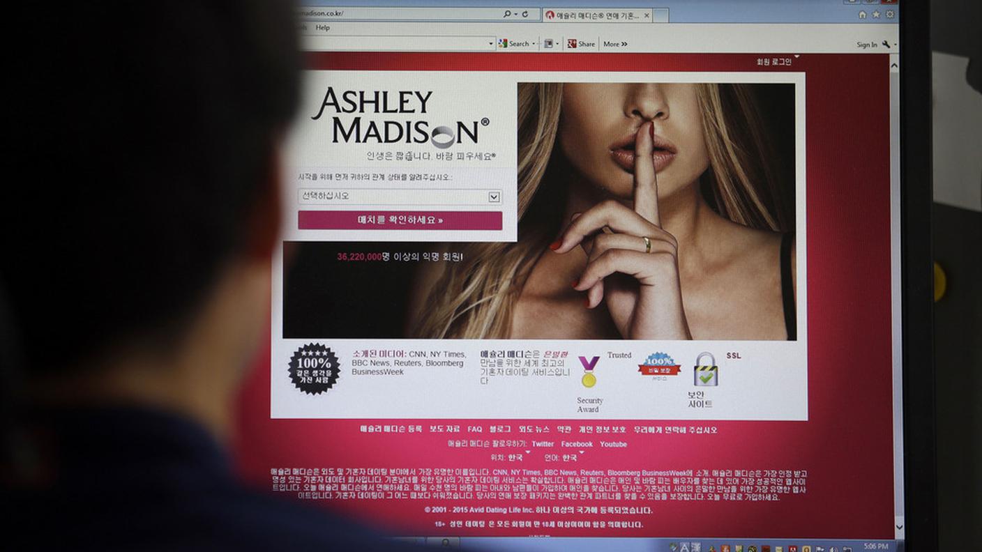 La home page del sito hackerato dai pirati lo scorso luglio
