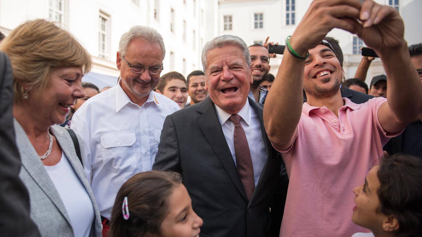 Presente anche il presidente Gauck