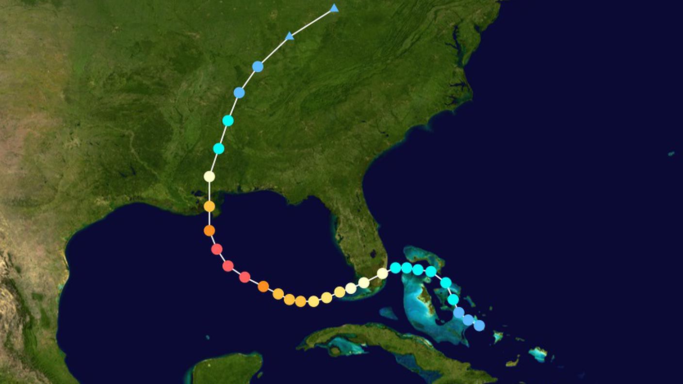 Il percorso di Katrina