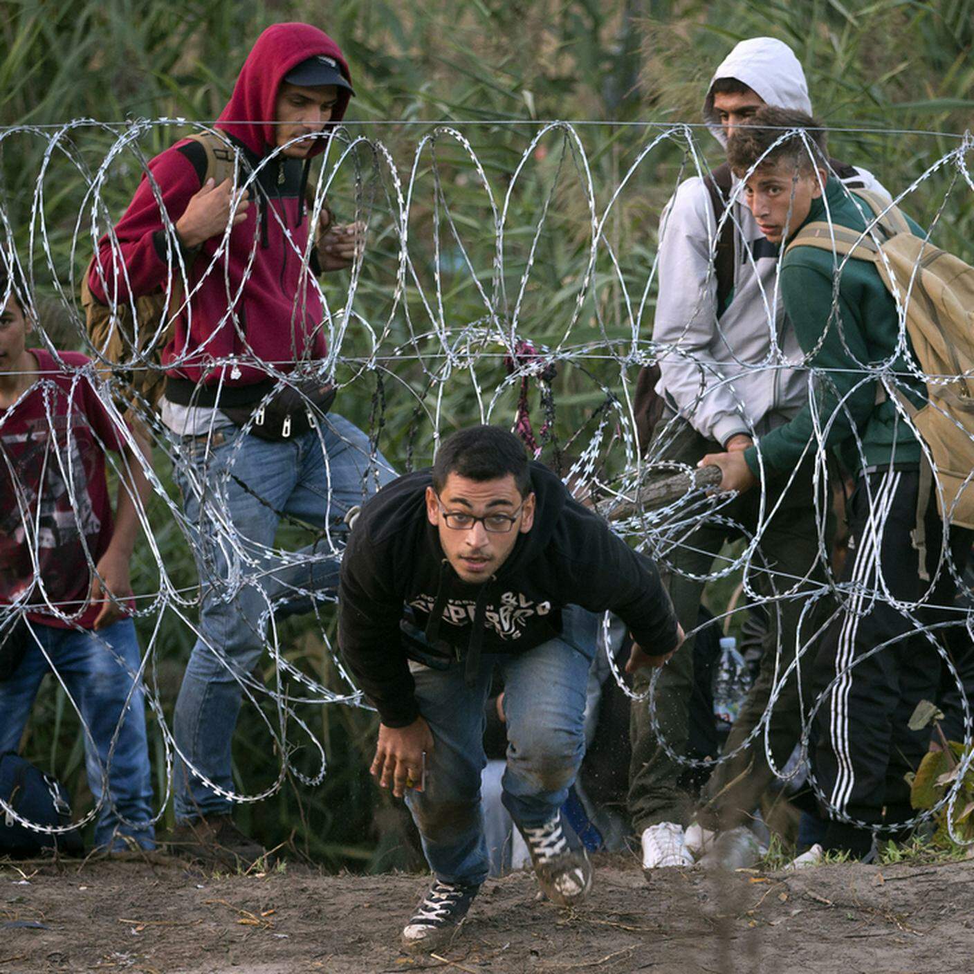 Un "muro" che non ferma i migranti
