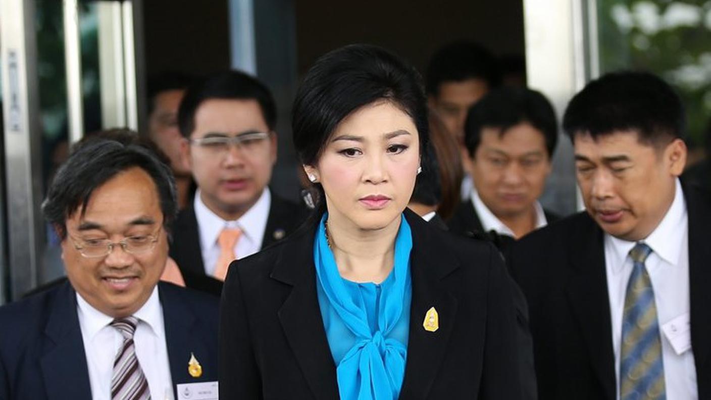 L'ex premier Yingluck Shinawatra destituita nel maggio 2014