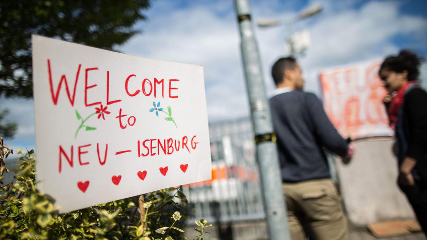 Ridistribuiti in varie città e sempre benvenuti: qui Neu-Isenburg, vicino a Francoforte