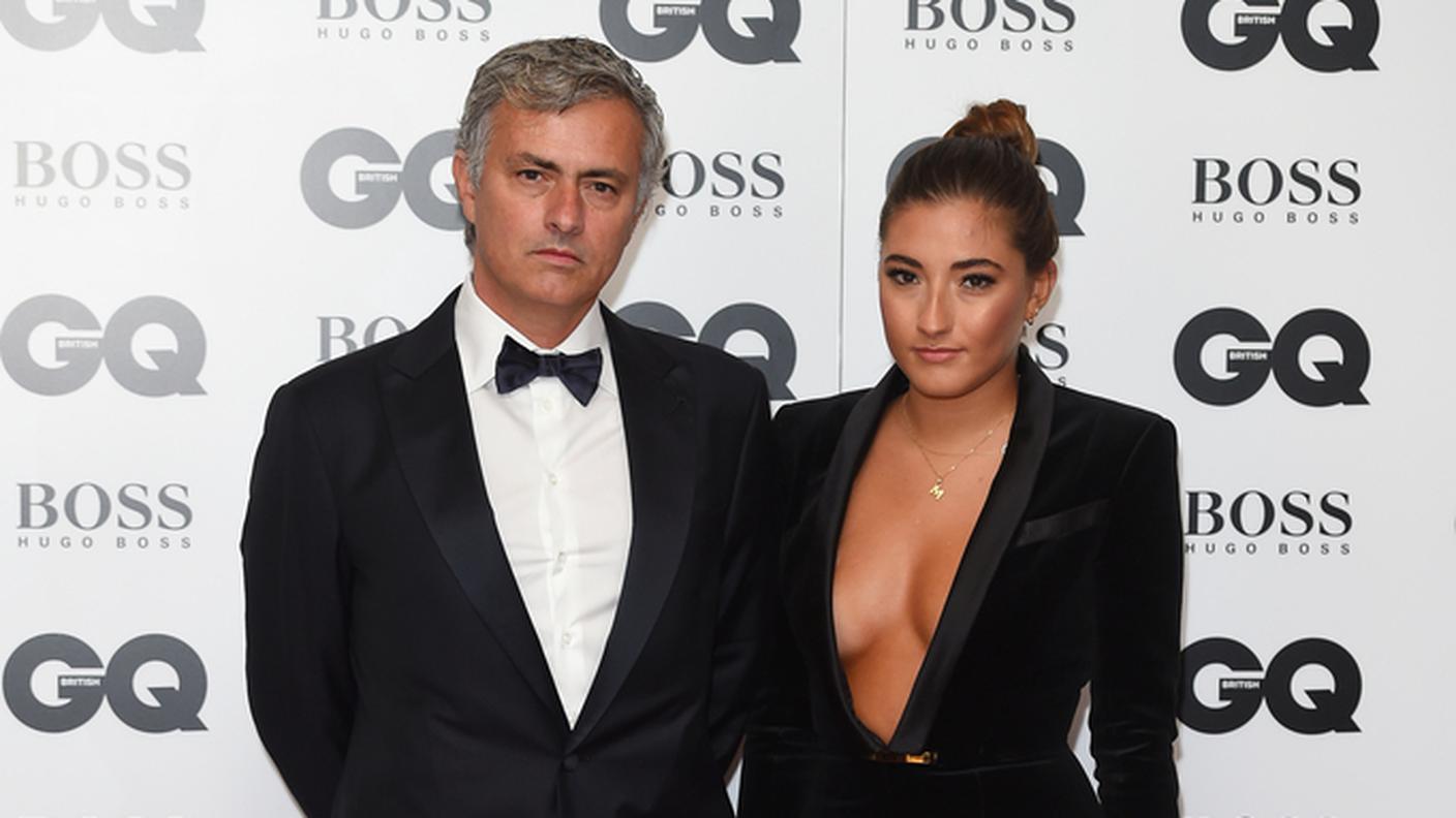 Matilde Mourinho con il padre