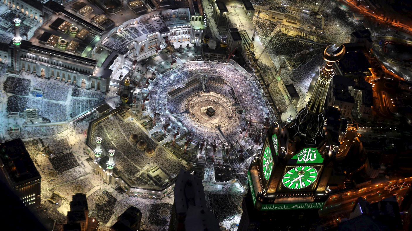 L'area della grande moschea della Mecca