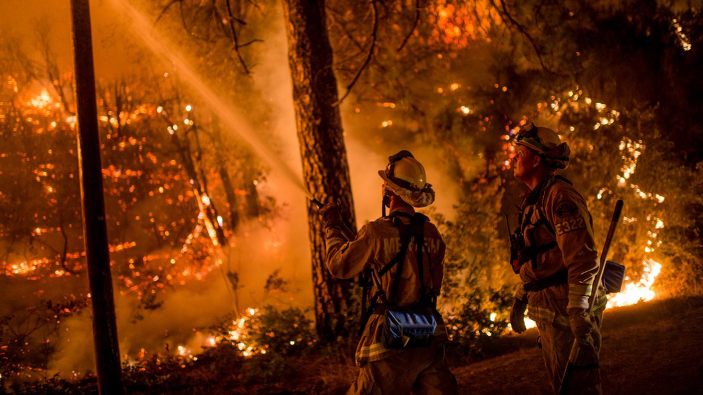Fiamme in California