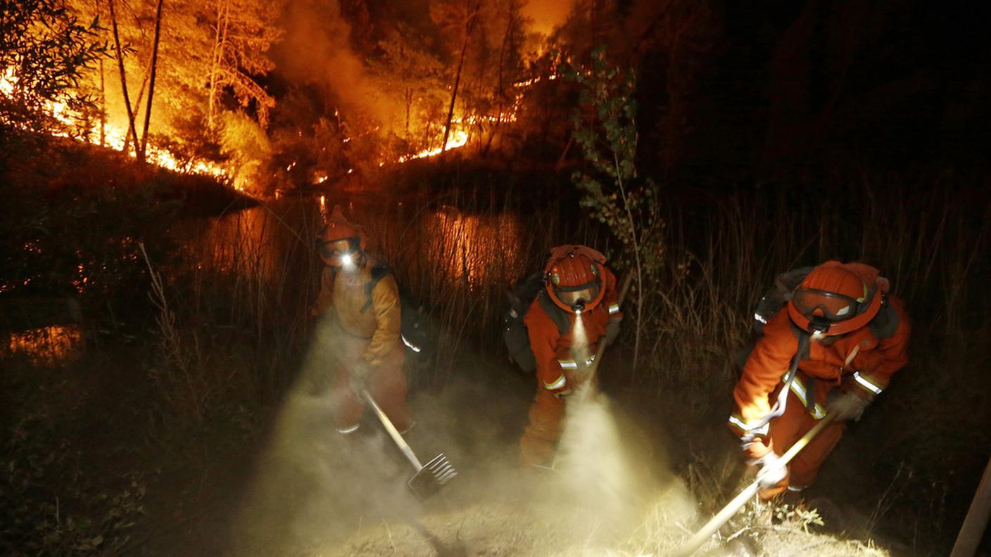 Fiamme in California