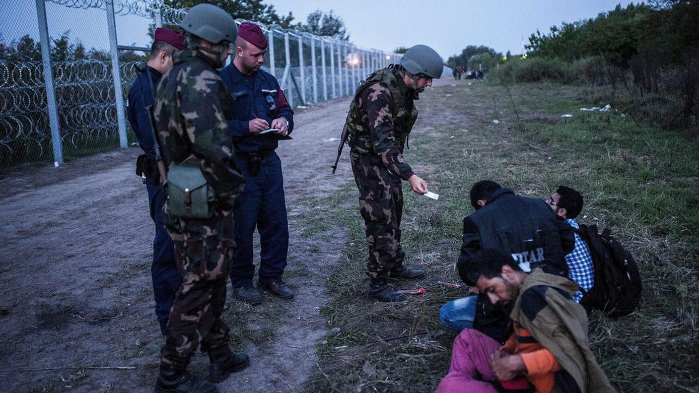 La frontiera fra Serbia e Ungheria