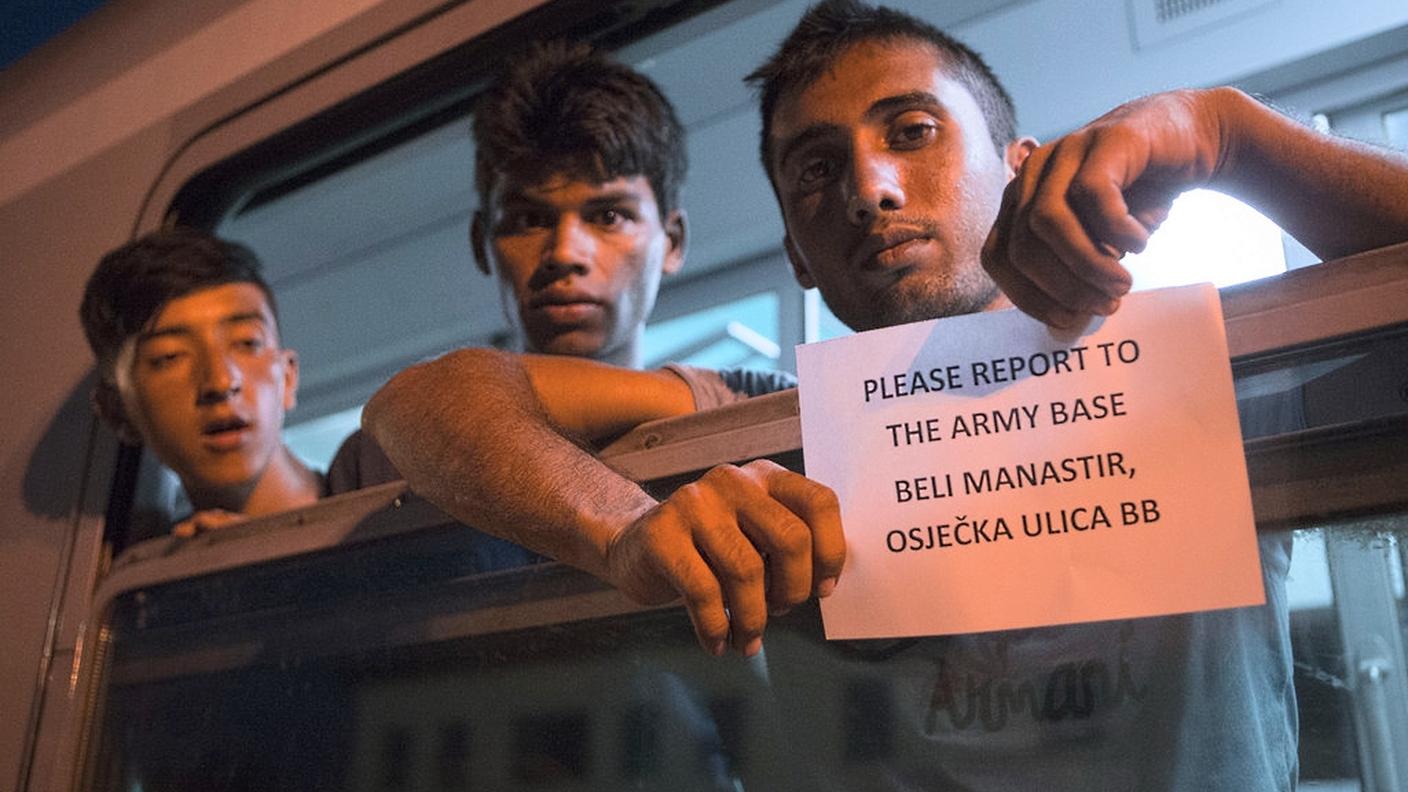 Migranti sui treni in Croazia