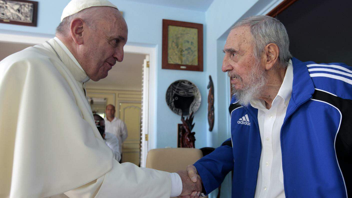 Francesco ha incontrato Fidel Castro