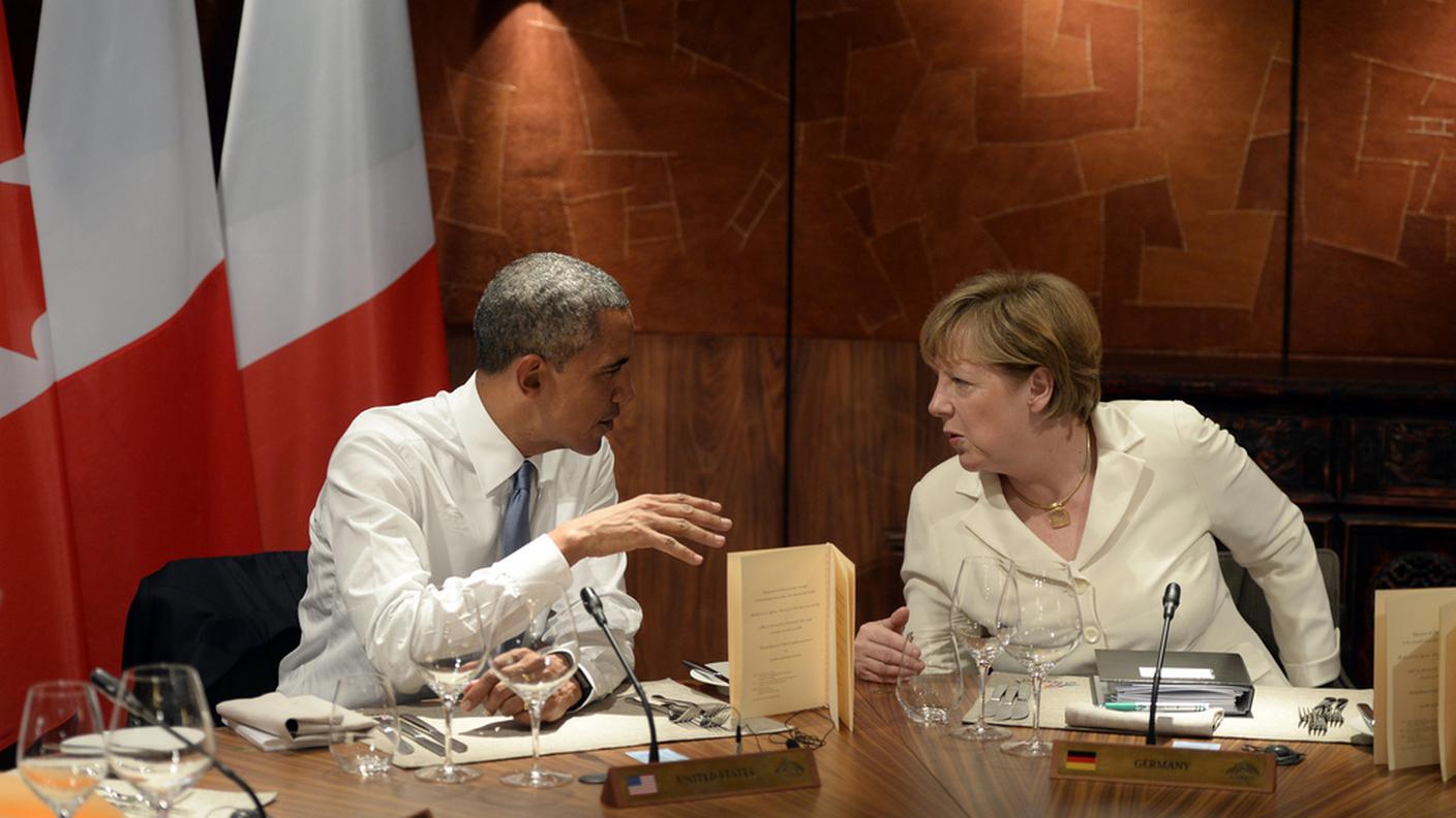 I due leader in un'immagine d'archivio